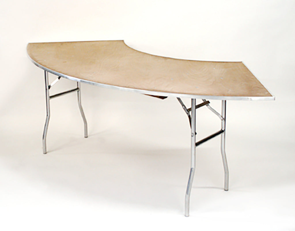 6 foot Serpentine Table