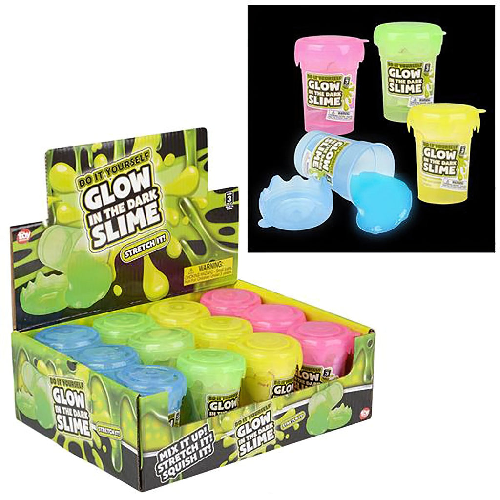Glow in the Dark DIY Slime, dozen