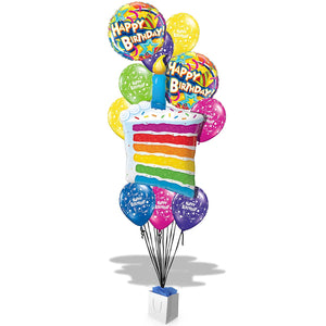 Balloon Bouquet, Slice of Cake, each