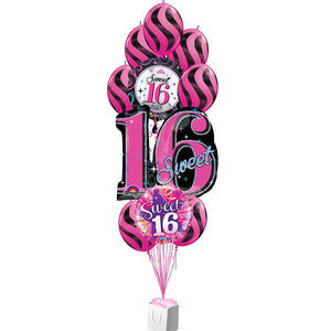 Balloon Bouquet, Sweet 16, each