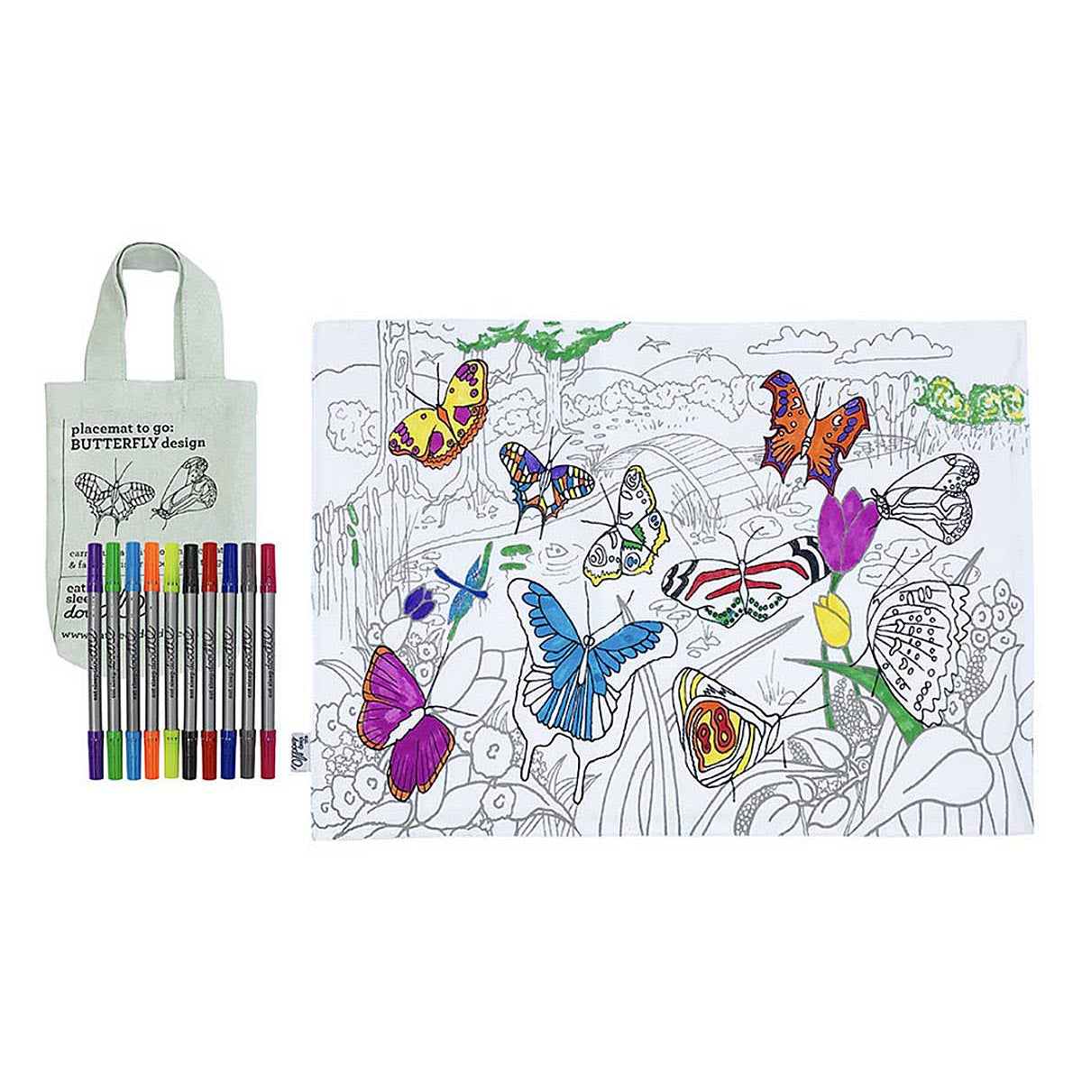 EatSleepDoodle Butterfly Placemat, each