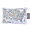 EatSleepDoodle U.S. Map Pillowcase, each