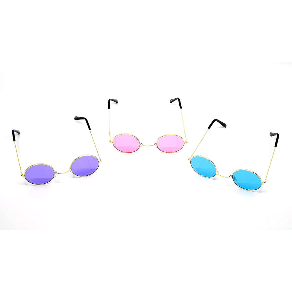 Glasses, Round Color Lens, dozen