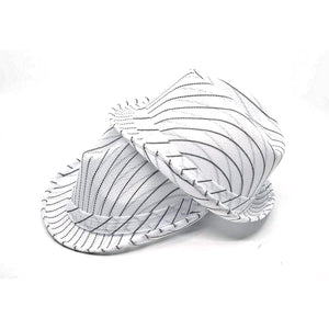 Fedora, White Pinstripe, dozen