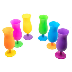 Hurricane Glasses, Neon, dozen