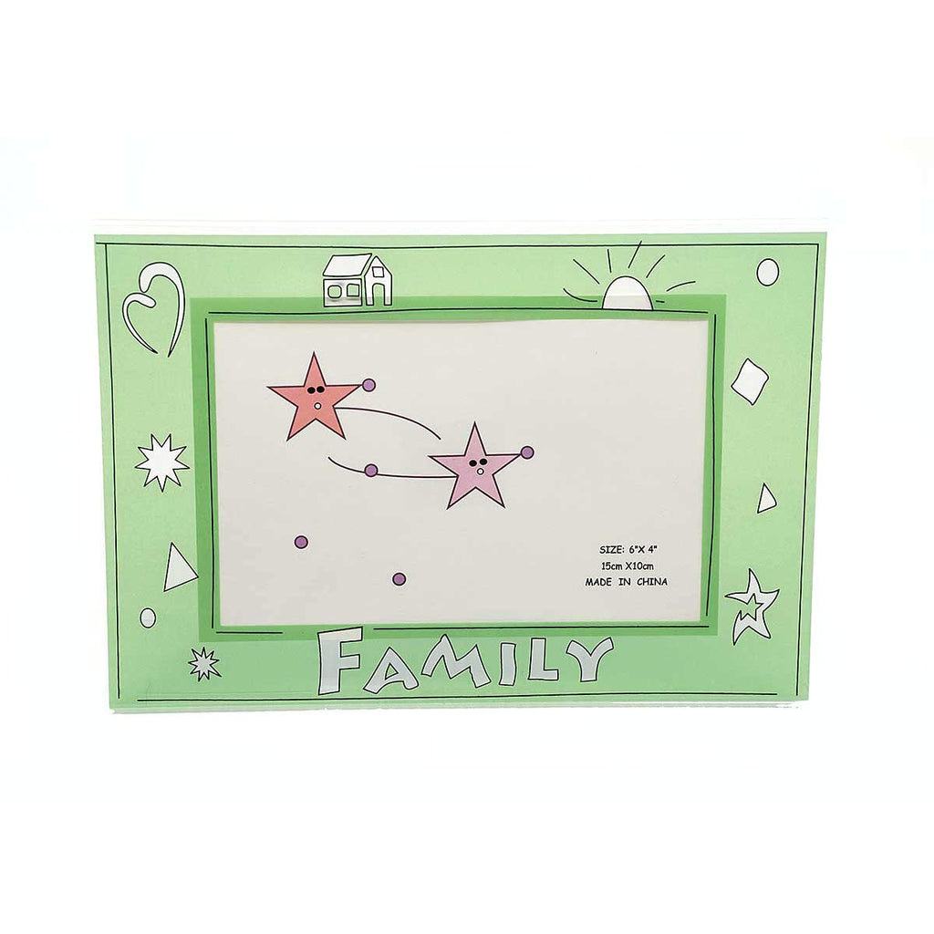 Photo Frame, Plastic Family, dozen